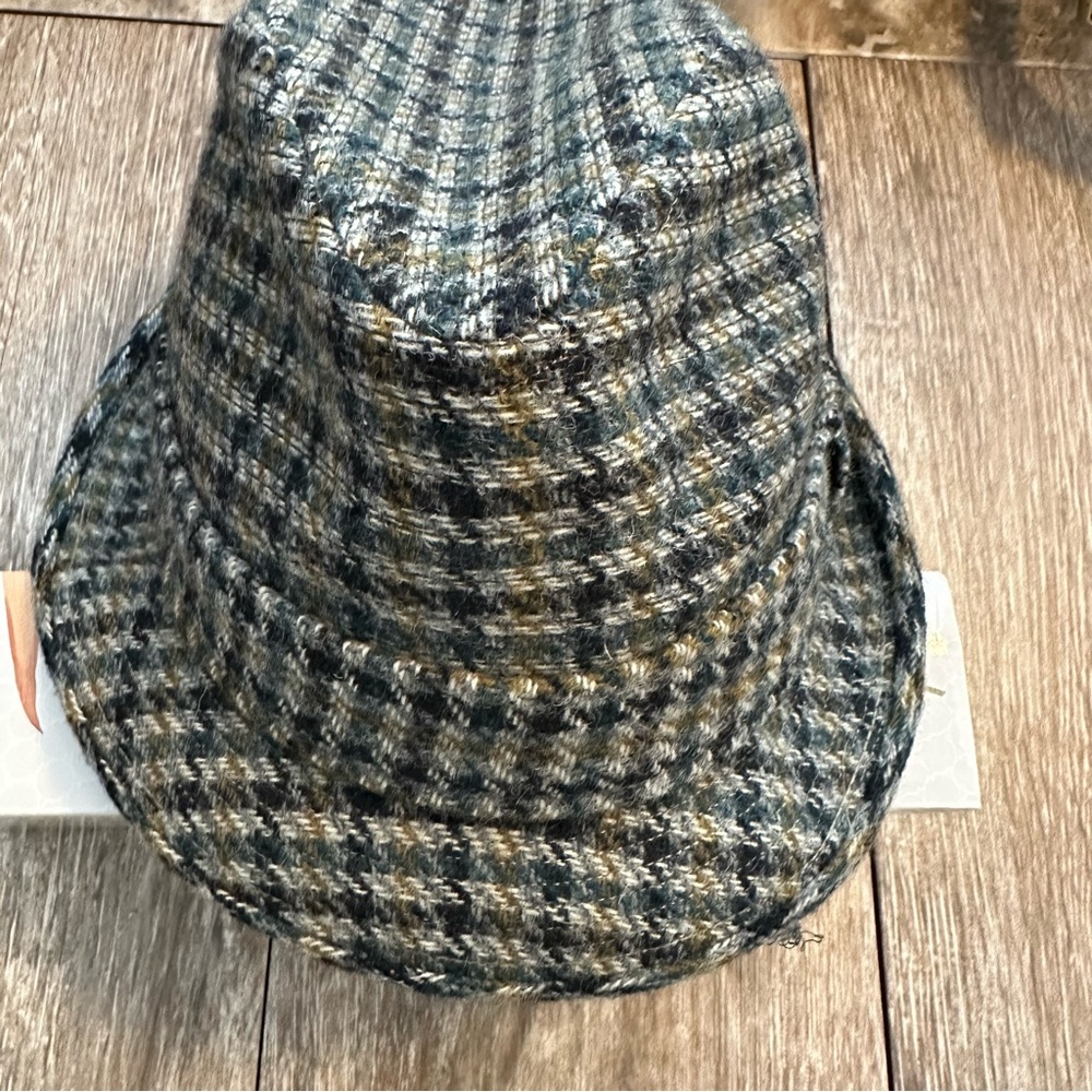 Vintage LLBean 100% wool tweed fedora, Size 7 & 3/8, in EUC!